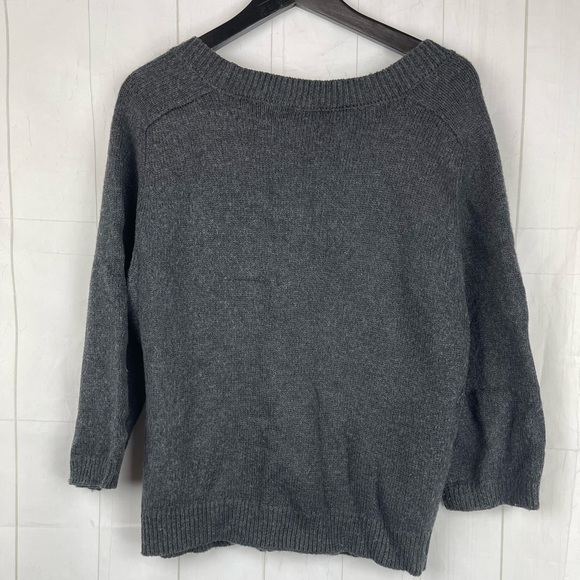 CAbi Gray V Neck Cardigan Size M - Picture 2 of 5